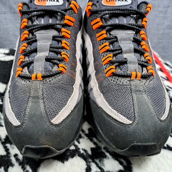 Size 11.5 NIKE Air Max 95 Halloween Black Orange Men Sneakers 609048-054 - Picture 12 of 12